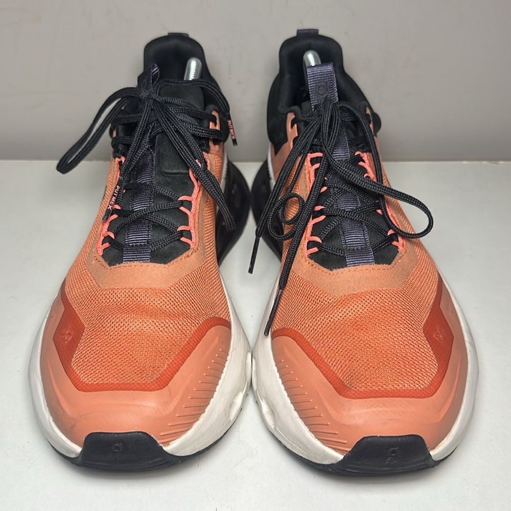 On Running Cloudnova x canyon salmon Coral and Black Athletic Shoes - Picture 4 of 9